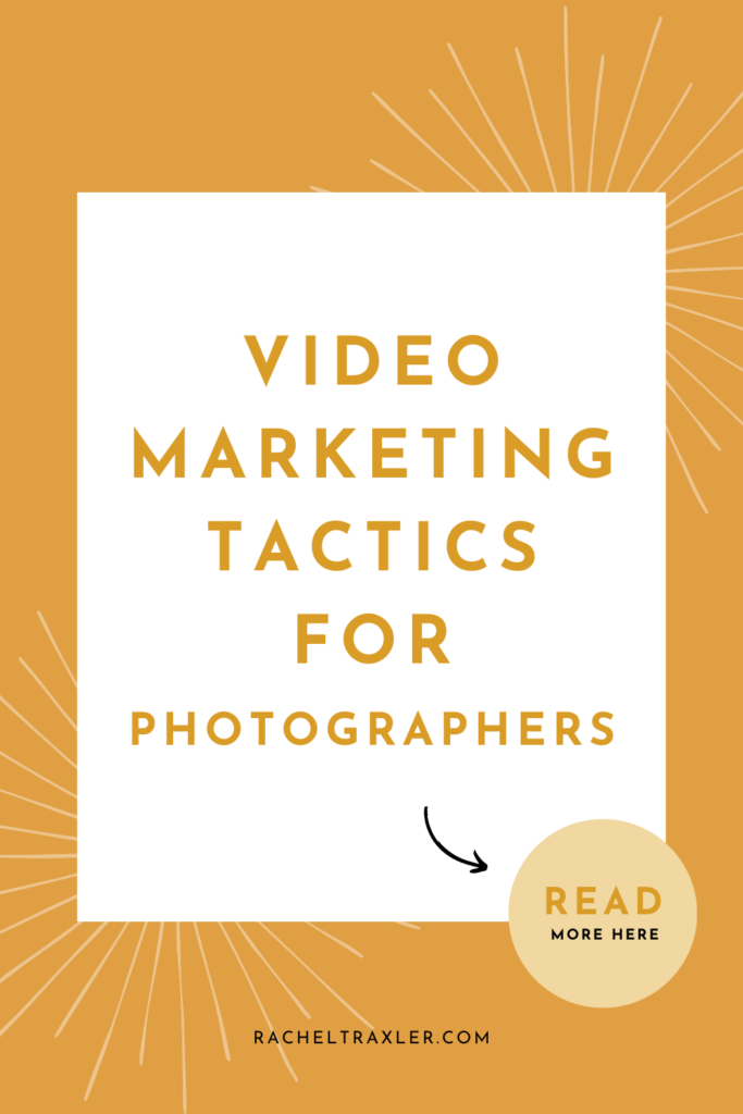 video marketing tactics for photographers