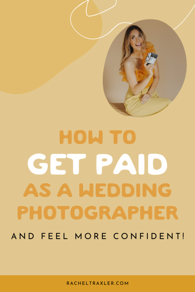 getting paid as a wedding photographer