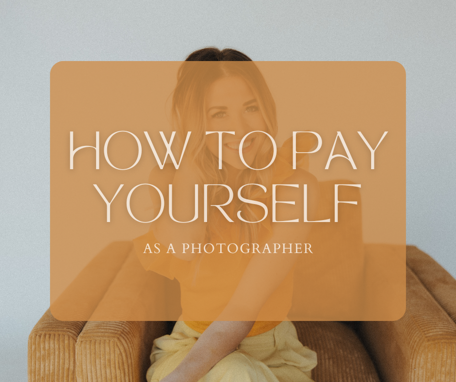 pay yourself as a photographer